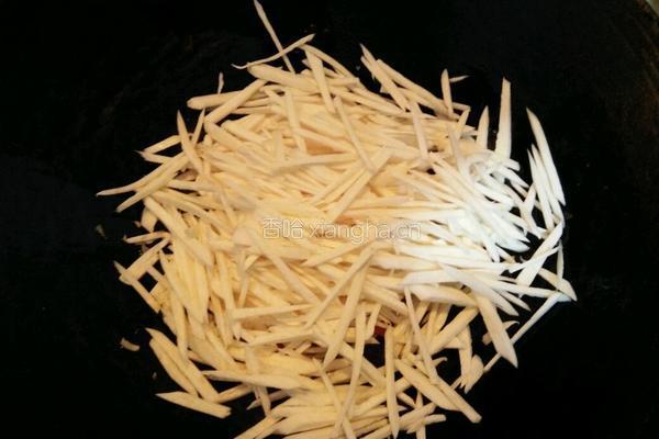 素炒茭白的做法图解7