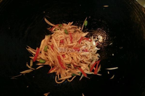 素炒茭白的做法图解12