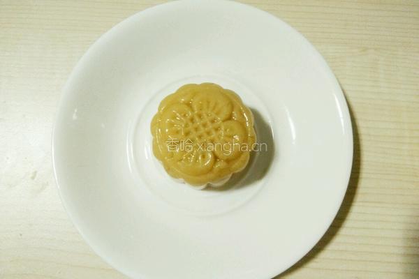 紫薯核桃豆沙馅月饼的做法图解11
