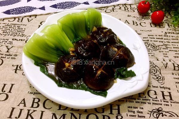 香菇油菜的做法图解12