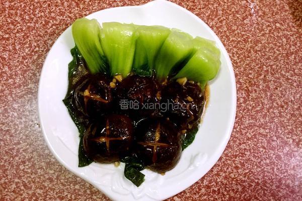 香菇油菜的做法图解11