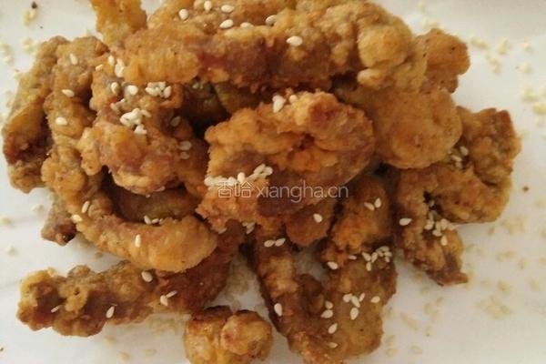 椒盐脊里肉的做法图解7