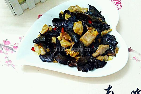 木耳炒肉片