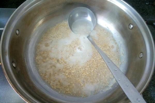 牛奶燕麦紫薯羹的做法图解4