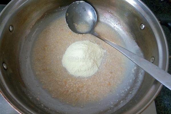 牛奶燕麦紫薯羹的做法图解5