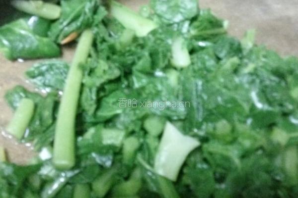 芥菜拌黄豆的做法图解3