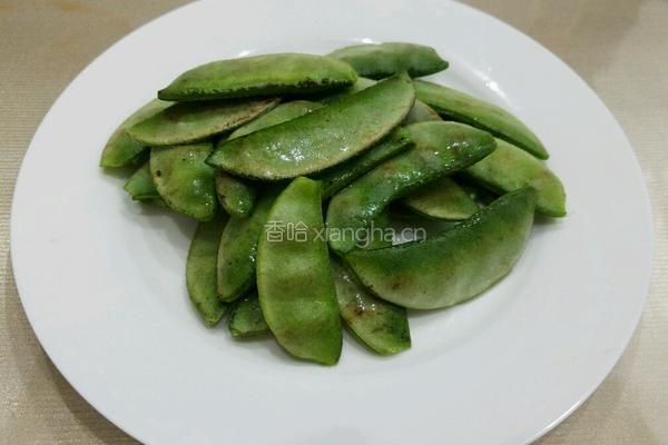 五花肉炒扁豆的做法图解1