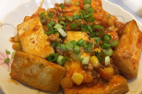 番茄肉末豆腐