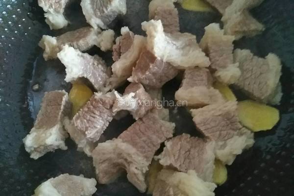木瓜炖牛腩的做法图解3