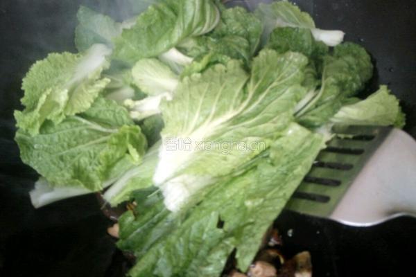 香菇小白菜的做法图解7