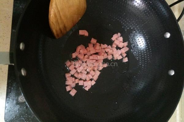 五彩炒饭的做法图解5
