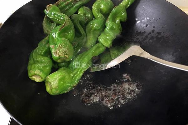豉香虎皮青椒的做法图解5