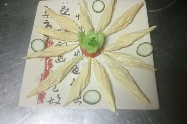 花开富贵(红油腐竹)的做法图解9