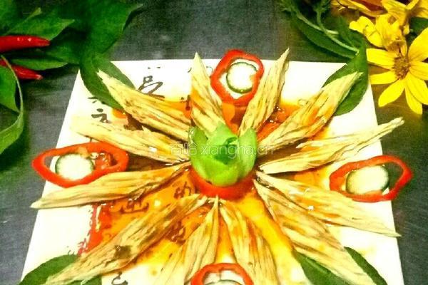 花开富贵(红油腐竹)