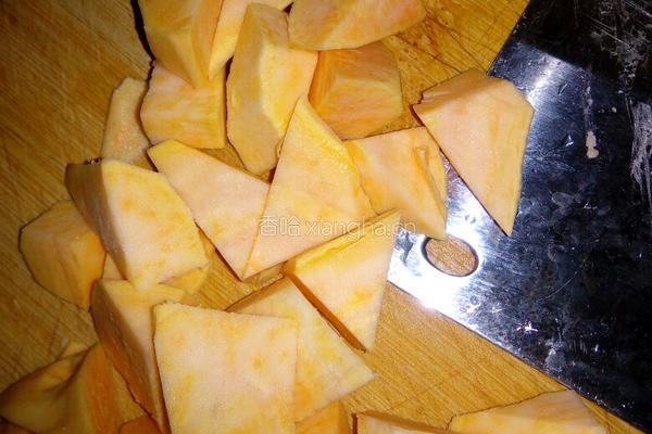 山药红薯红豆粥的做法图解3