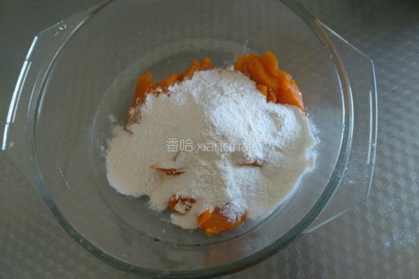 南瓜豆沙馅饼的做法图解4