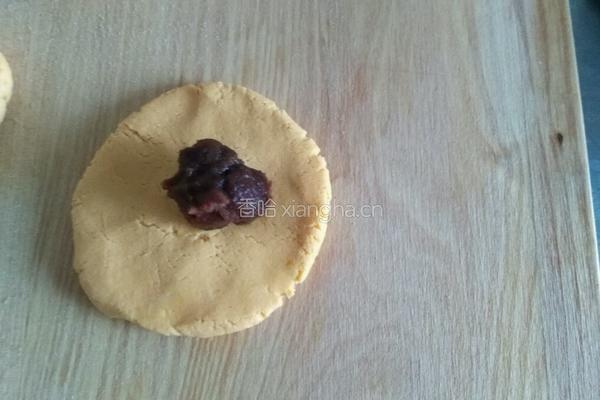 南瓜豆沙馅饼的做法图解8