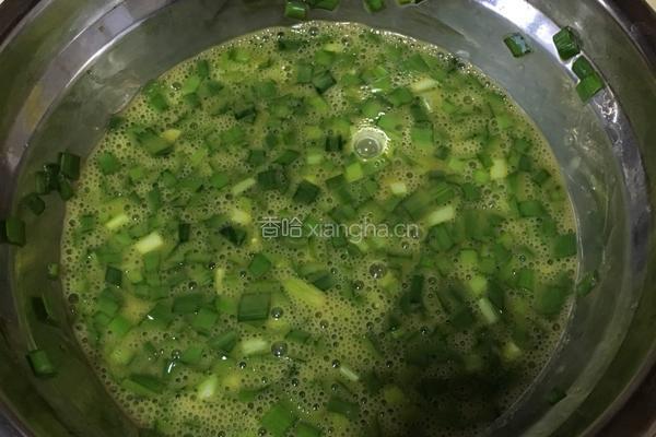 韭菜沫炒鸡蛋的做法图解5