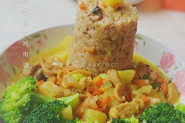 高塔咖喱荞麦鸡肉饭的做法图解8
