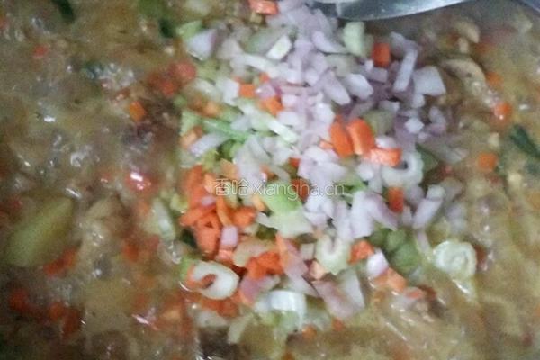高塔咖喱荞麦鸡肉饭的做法图解7