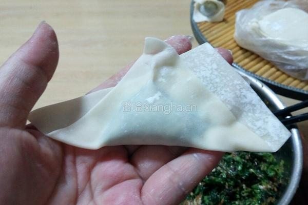 猪肉香菇小白菜馄饨的做法图解14
