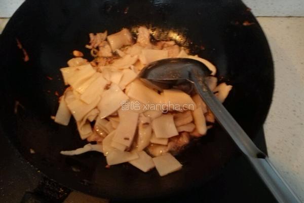 肉炒杏鲍菇的做法图解6