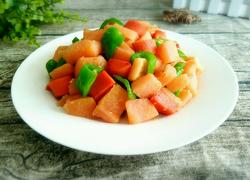 柚子皮炒火腿肠