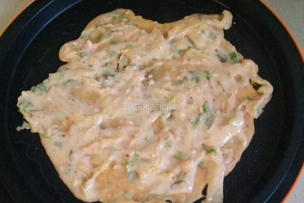 泡菜煎饼的做法图解7