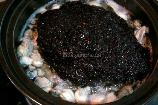 海蛎紫菜煲的做法图解9