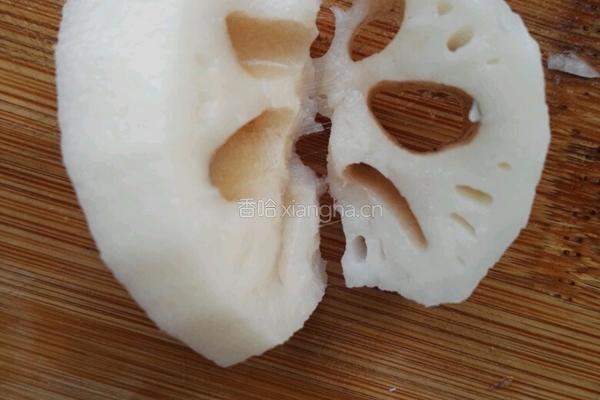 炸藕盒的做法图解2