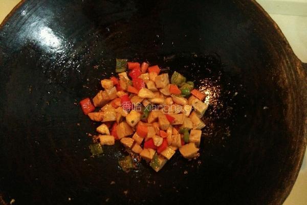 双椒面筋鸡丁的做法图解14
