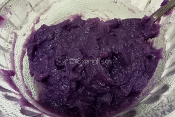 奶香紫薯蛋糕的做法图解4