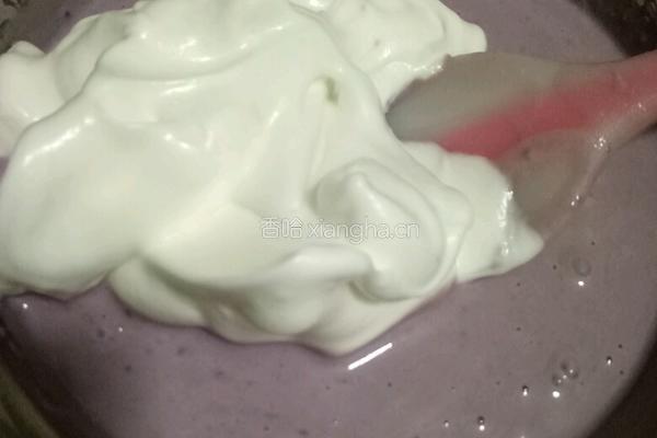 奶香紫薯蛋糕的做法图解12