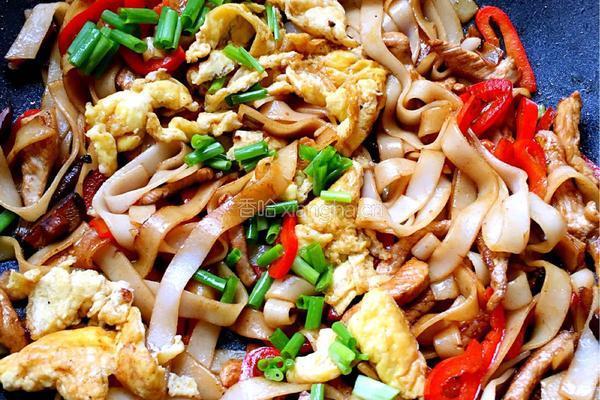 香菇瘦肉炒河粉的做法图解9
