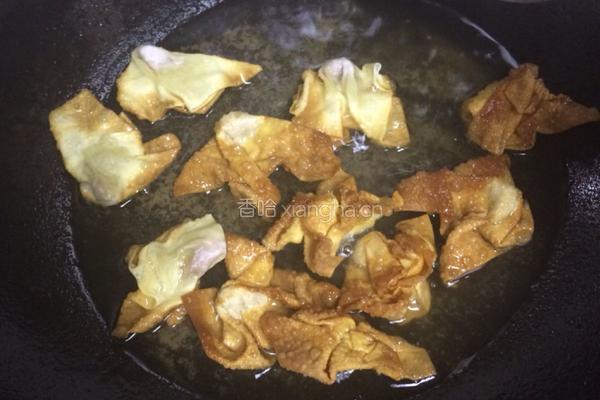 油炸馄饨的做法图解8