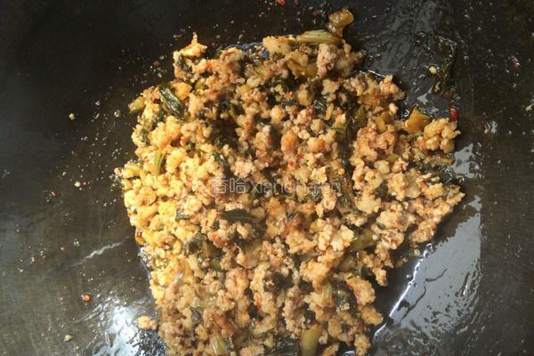 酸菜炒肉末的做法图解7