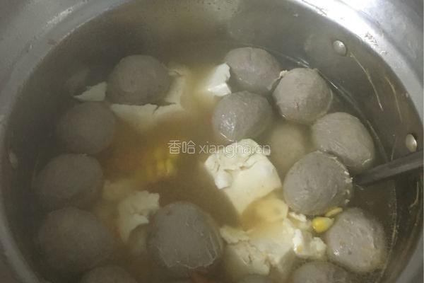 牛肉丸汤的做法图解4