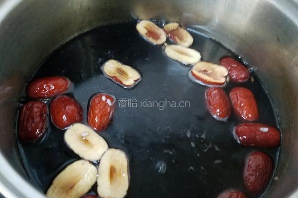 红枣燕麦黑米粥的做法图解6