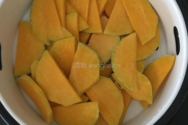 椰蓉南瓜糕的做法图解1