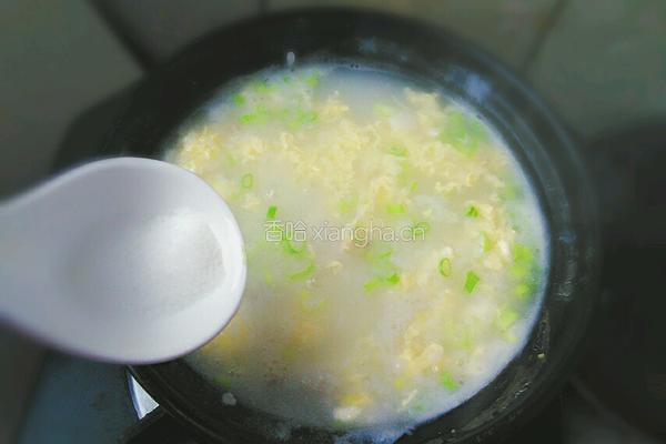 牛肉蛋花粥的做法图解8