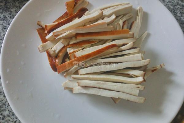 芹菜炒香干的做法图解3
