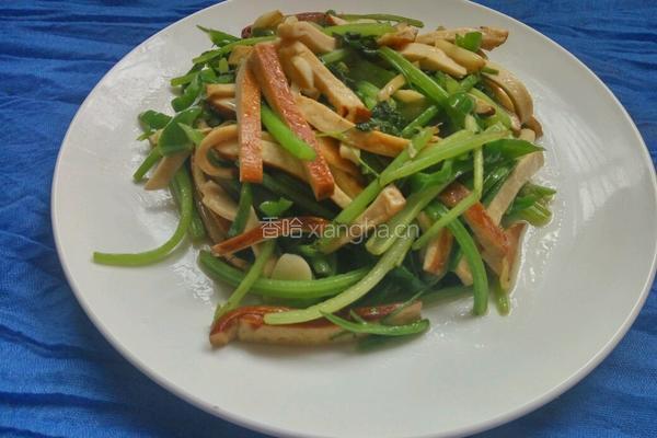 芹菜炒香干的做法图解9