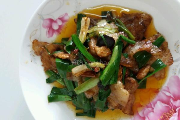 蒜苗回锅肉的做法图解10