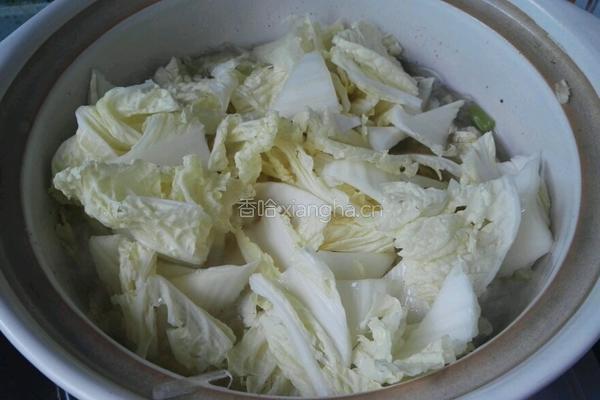 砂锅白菜冻豆腐的做法图解6