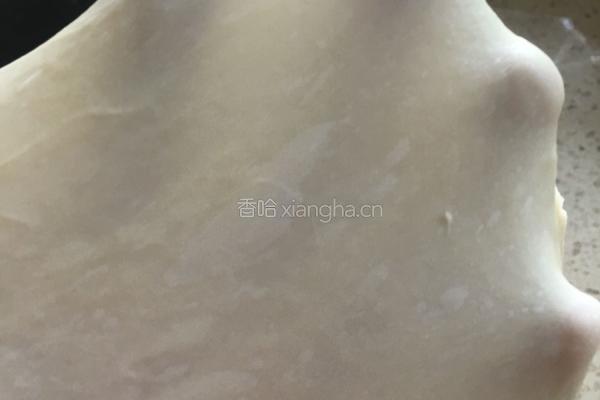 豆沙花朵面包的做法图解3