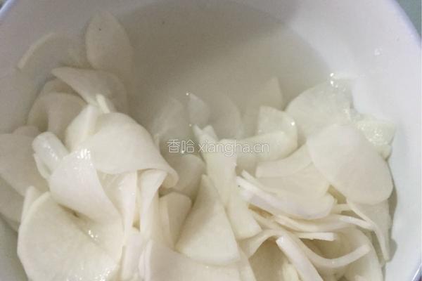 酸甜萝卜片的做法图解4