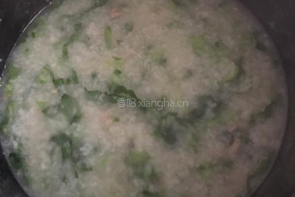 芥菜肉片粥的做法图解7