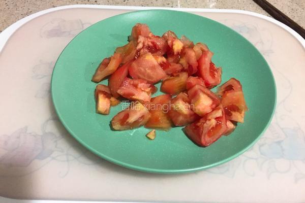 鸡蛋打卤面的做法图解1