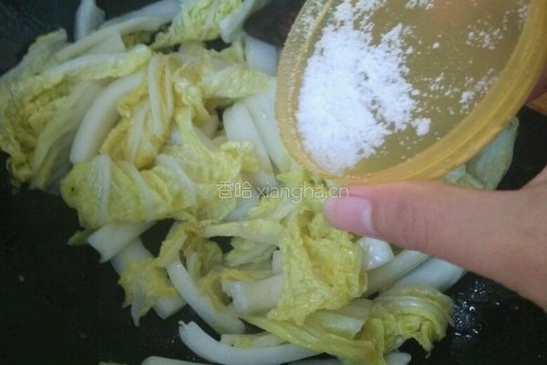 素炒白菜的做法图解6
