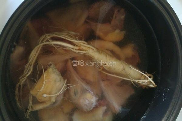 鲜人参炖土鸡的做法图解4